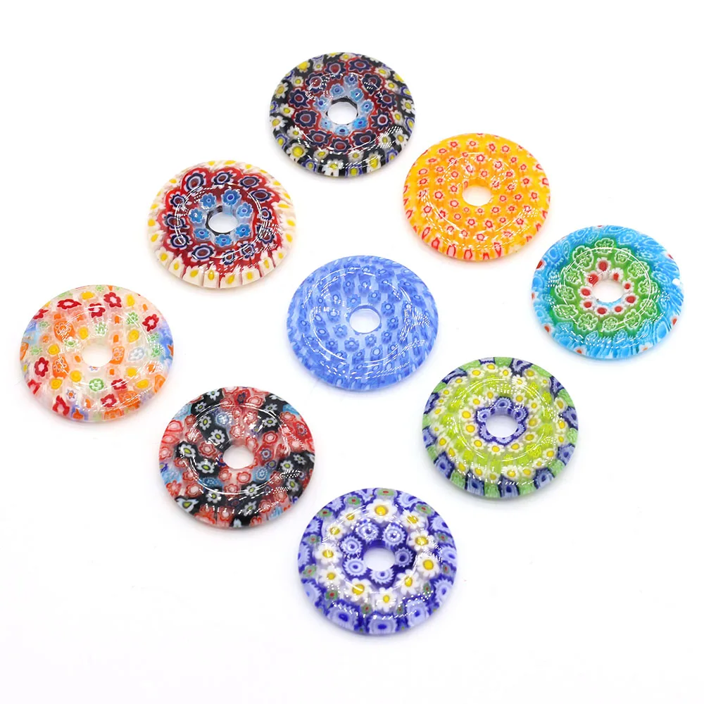 

Liuli Aura, хрустальные круглые пончики, подвеска на удачу, украшение для дома, искусство в этническом стиле, фэн-шуй