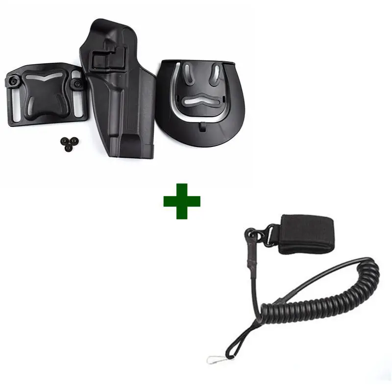 Охотничья кобура для пистолета правой руки и страйкбола + строп Beretta M9