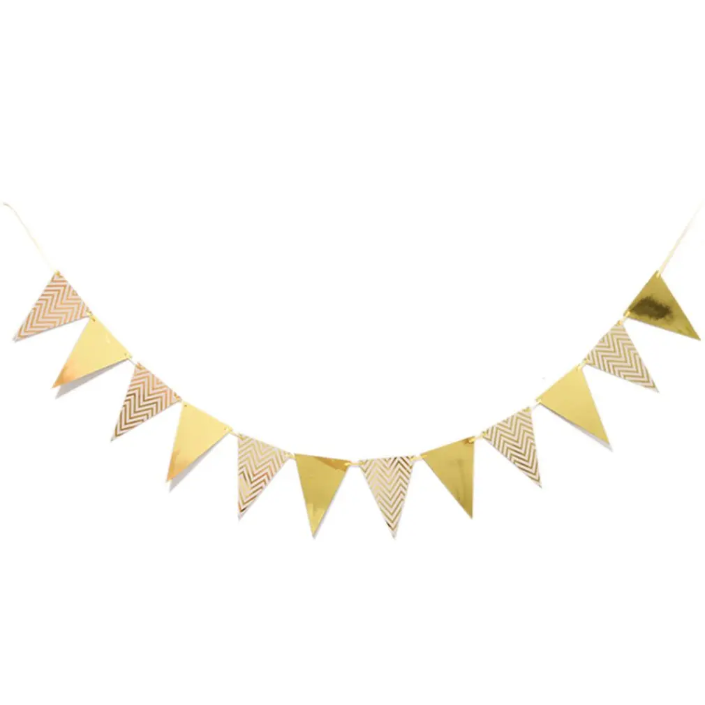 Свадебная компоновка Золотая пятиконечная вымпела платье для дня рождения