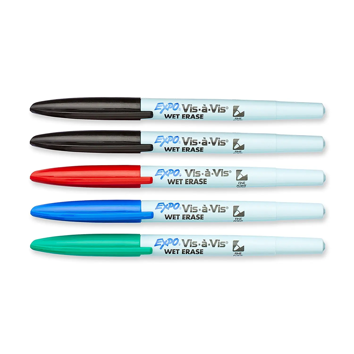 Fine Water-based Black Green Blue Red Marker Pen