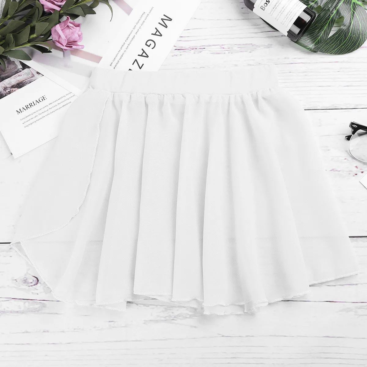 Юбка пачка для девочек базовая Классическая шифоновая юбка балета и танцев