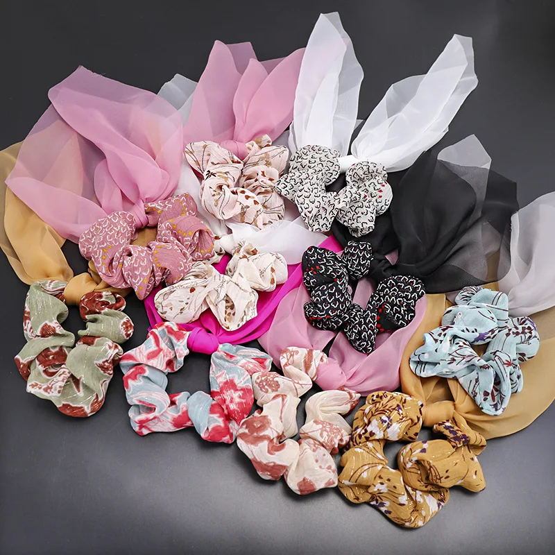 Резинка для волос женская эластичная с бантом 2020