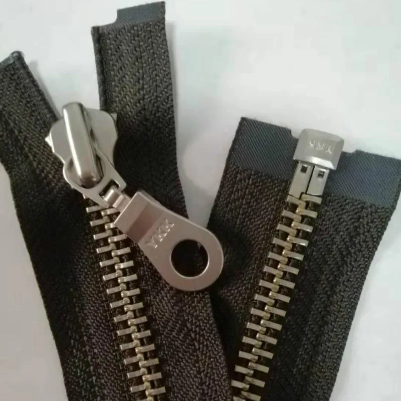 8 #80 см длинные YKK металлическая молния Кофе тонкие открытые концевые крепежные
