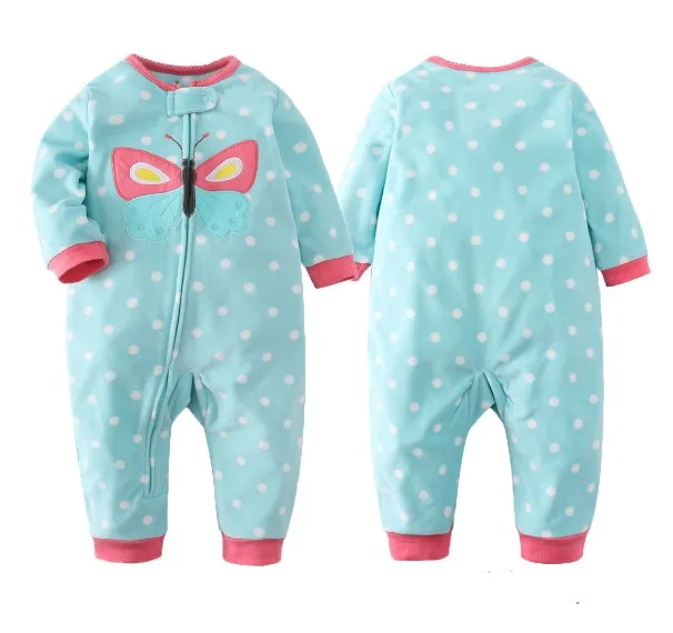 Rose red dog Одежда для мальчиков bebes кукла трансфер до комбинезон с воротником Верхняя одежда с флисом верхняя одежда для мальчиков детские пижамы для малышей и детей; Одежда для мальчиков-малышей девочек комбинезоны - Цвет: Rose red dog