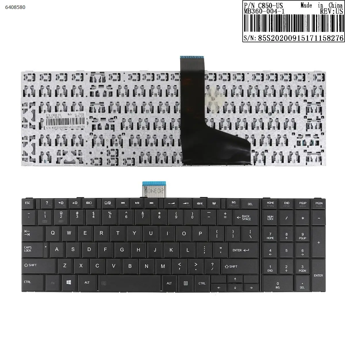 

US New Replacement Keyboard for Toshiba Satellite S850 S850D S855 S855D S870 S870D S875 S875D S950 S955 S950D S955D Laptop Black