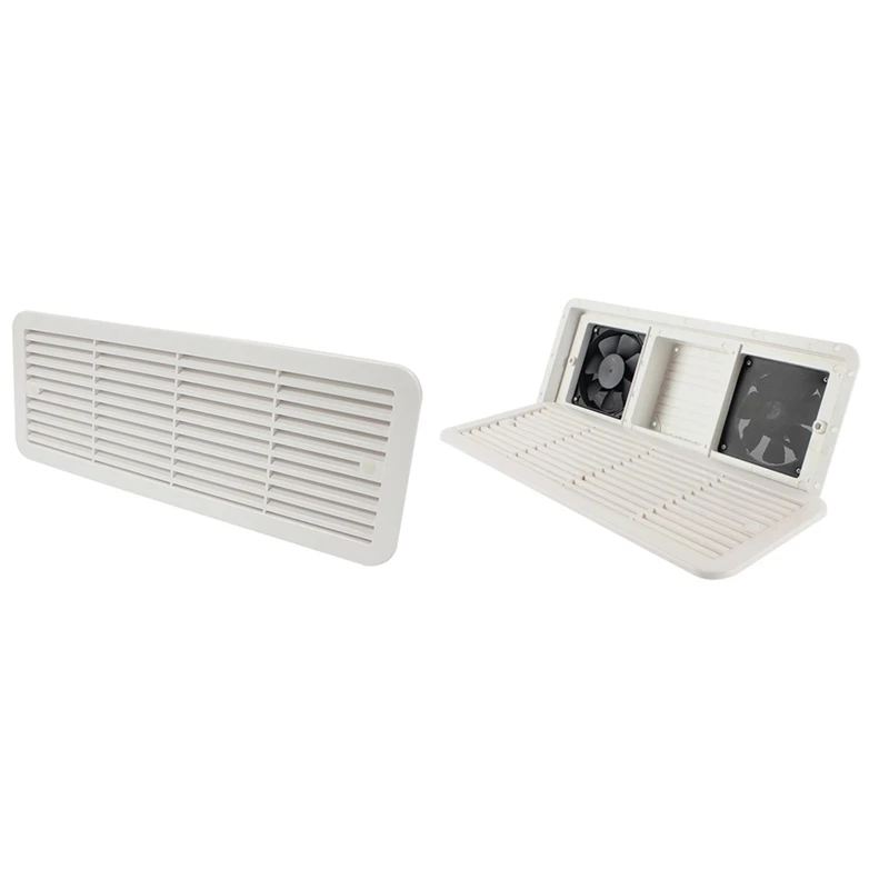 

RV Side-Mounted Air Outlet Cover RV Radiator Exhaust Fan RV Dust-Proof Vents for RV Trailers Caravans Campers