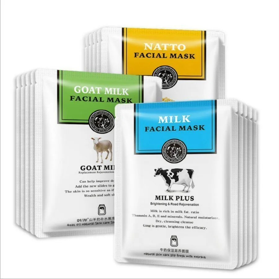 Натто козье увлажняющее молочко для лица ухода за лицом маска свежий анти акне
