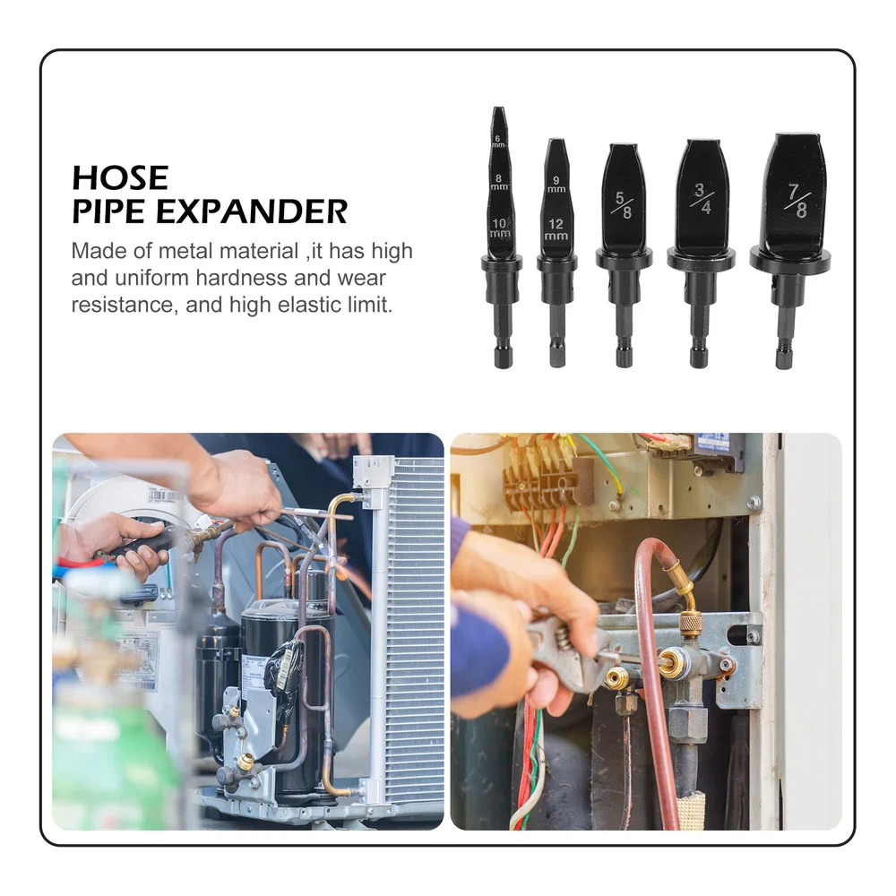 

5pcs Manual Copper Pipe Air Conditioner Copper Tube Expander Flaring Tool Kit