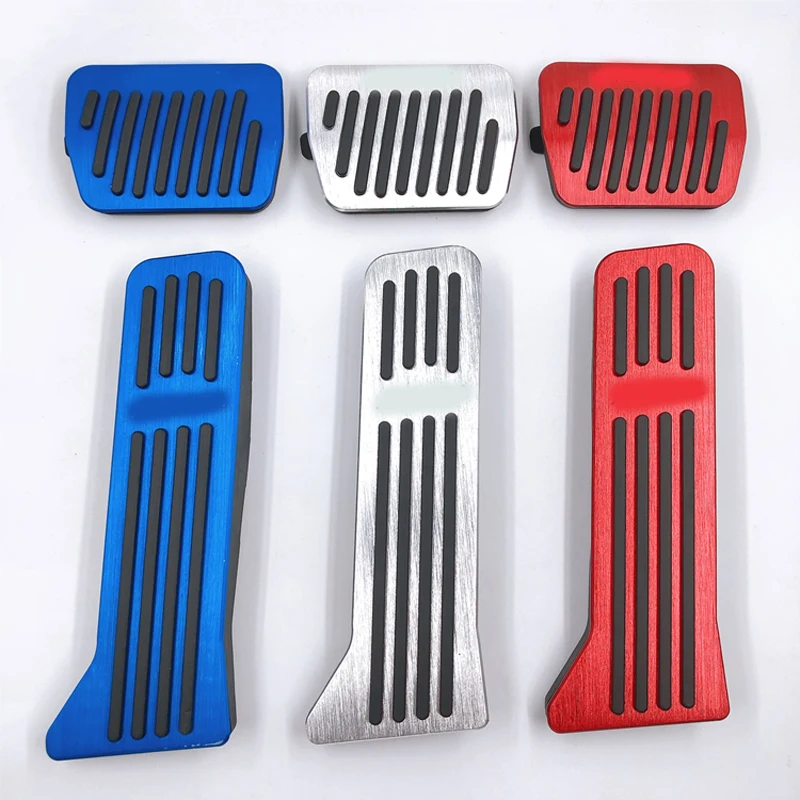 

Car Throttle Brake Pedals, Interior Accessories, Aluminum Alloy Rubber Anti-skid Pedals for Mazda CX-5 / Angkesela / Atz