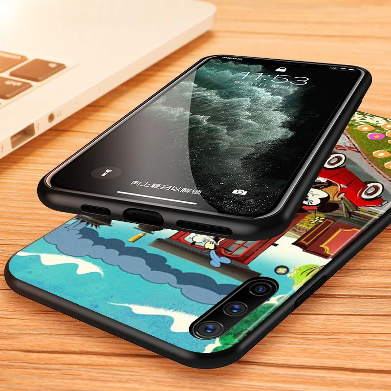 

Disney Mickey And Minne Fashion for Samsung Galaxy A90 A80 A70S A70 A60 A50 A40 A30 A20 A10 A2 Core Black Phone Case