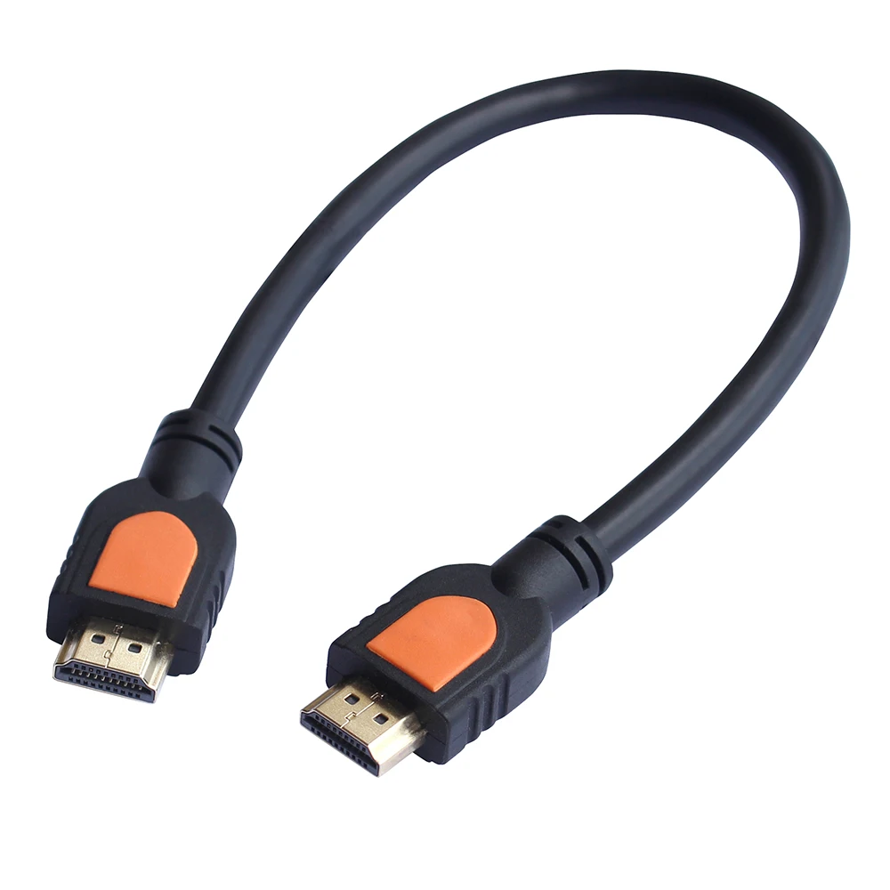 Cable macho Golddend de 20cm compatible con HDMI, conector corto, 1080P, V1.4, para TV BOX,