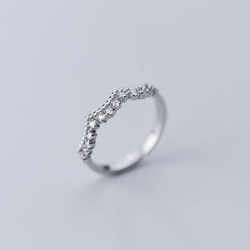 Женское кольцо из серебра 100% пробы с фианитом | Украшения и аксессуары