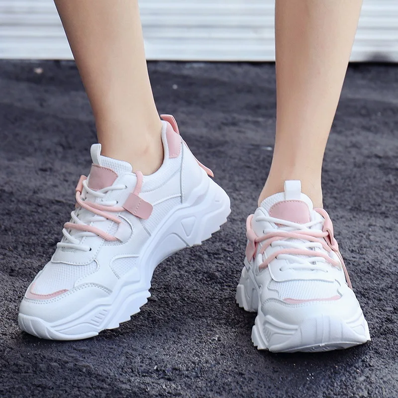 Женские кроссовки с вулканизированной подошвой удобная дышащая сетчатая обувь