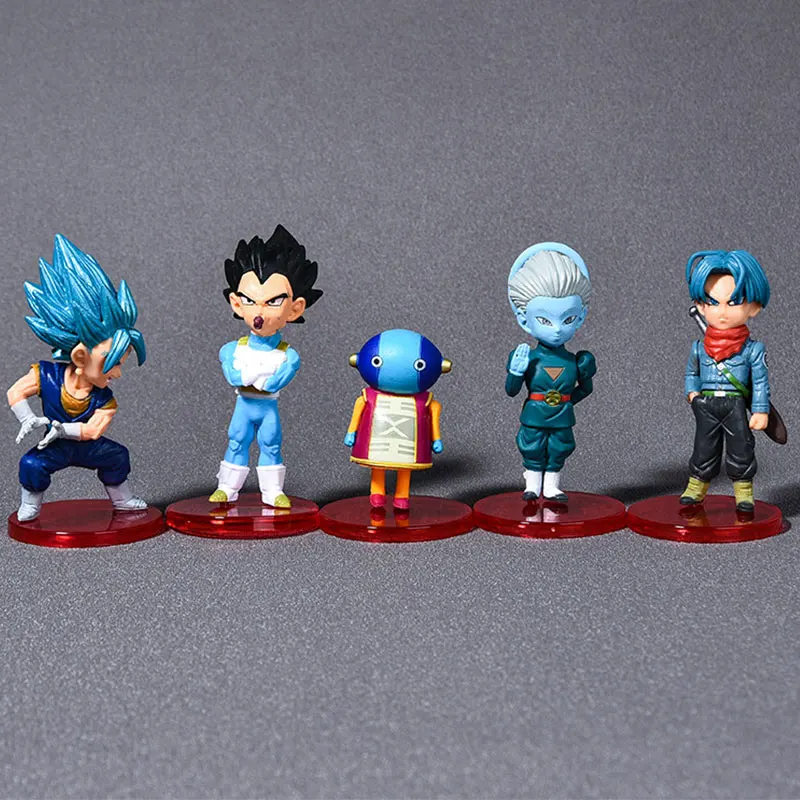 18 шт./лот Dragon Ball Супер Saiyan Goku Коллекционные фигурки Куклы домашний декор