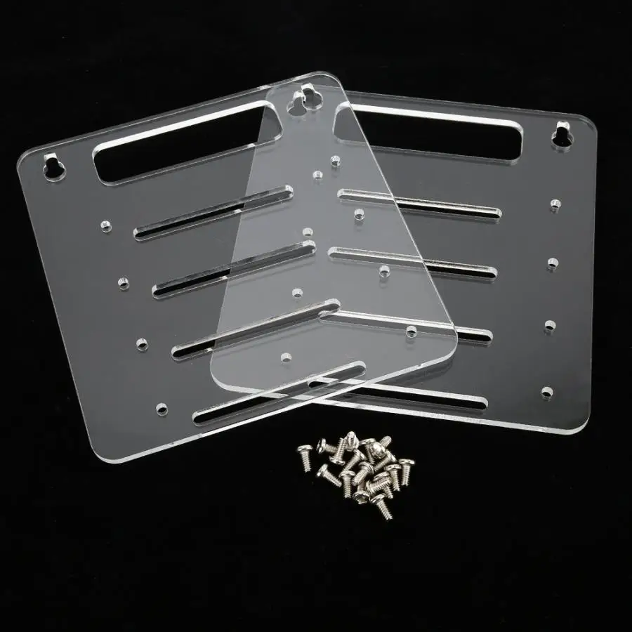 Clear Acrylic 4 Layer Hard Disk Drive Rack Desktop Computer 3.5 inch HDD Cage Tray New | Компьютеры и офис