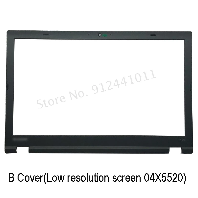 new laptop lcd back cover for lenovo thinkpad t540 t540p w540 w541 low resolution screen front bezel bottom case a b d cover free global shipping