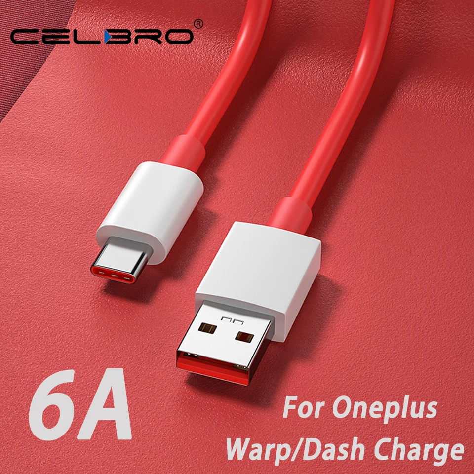 Кабель зарядного устройства для Oneplus Nord Warp Charge Type C 6A кабель быстрой зарядки Usbc One