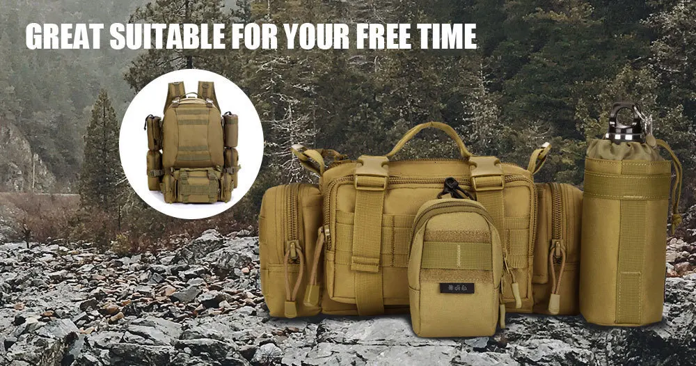 SINAIRSOFT, наружная посылка, сумки MOLLE, 3 функции, ультра-светильник, для солдат, рыбалки, походов, альпинизма, сверхмощная Сумка-переноска, поясная сумка