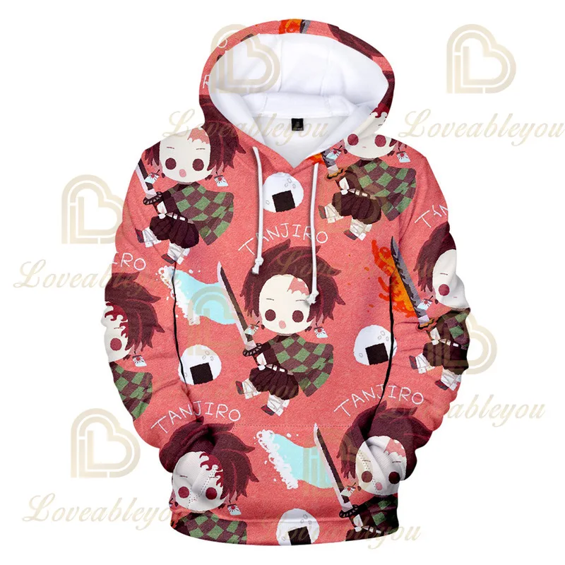 

Hoodies Autumn Loose Casual Sweatshirts Men Women Fashion Harajuku Hoodies Anime Cartoon 3D Children Hoody