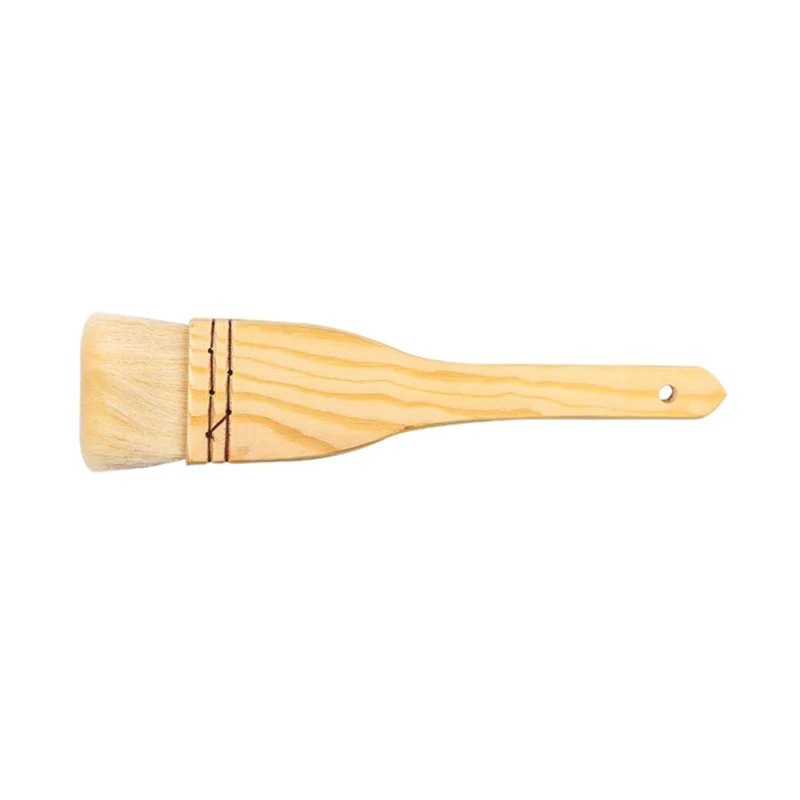 

Household Mooncake Pastry Brush Barbecue Oil Baking Brushes Wooden Handle Wool Kitchen Cooking Tools D7WE