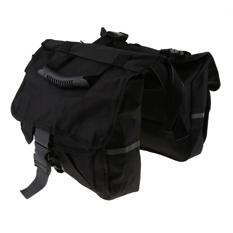 

Strap Saddle Bag Nylon 1pc Luggage Rear Rack Double Panniers Adjustable