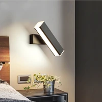 moonlux 712w rotatable cafe wall light nordic bedroom led lamp bedside aisle lighting