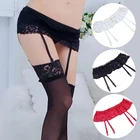 Сексуальные женские чулки с поясом для подвязок, горячие прозрачные кружевные женские чулки до бедра, колготки