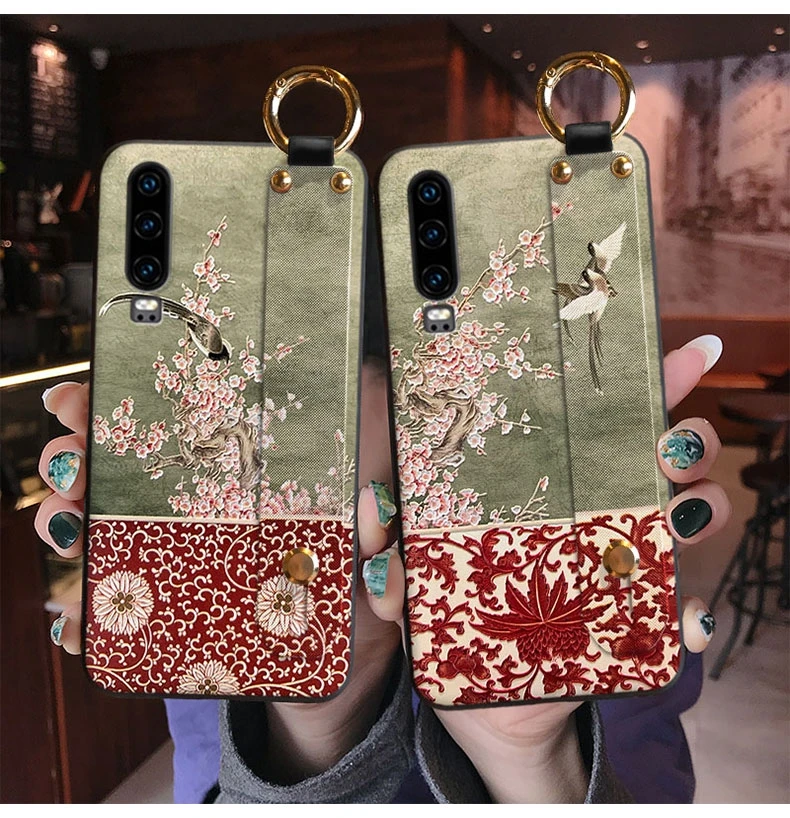 3D рельефный чехол для huawei Коврики 30 20 Pro Lite 20X P30 P20 Nova 5T 3e 3i Honor V30 20 9X 8X Max 7X 7C 10 Крышка наручный ремень Funda