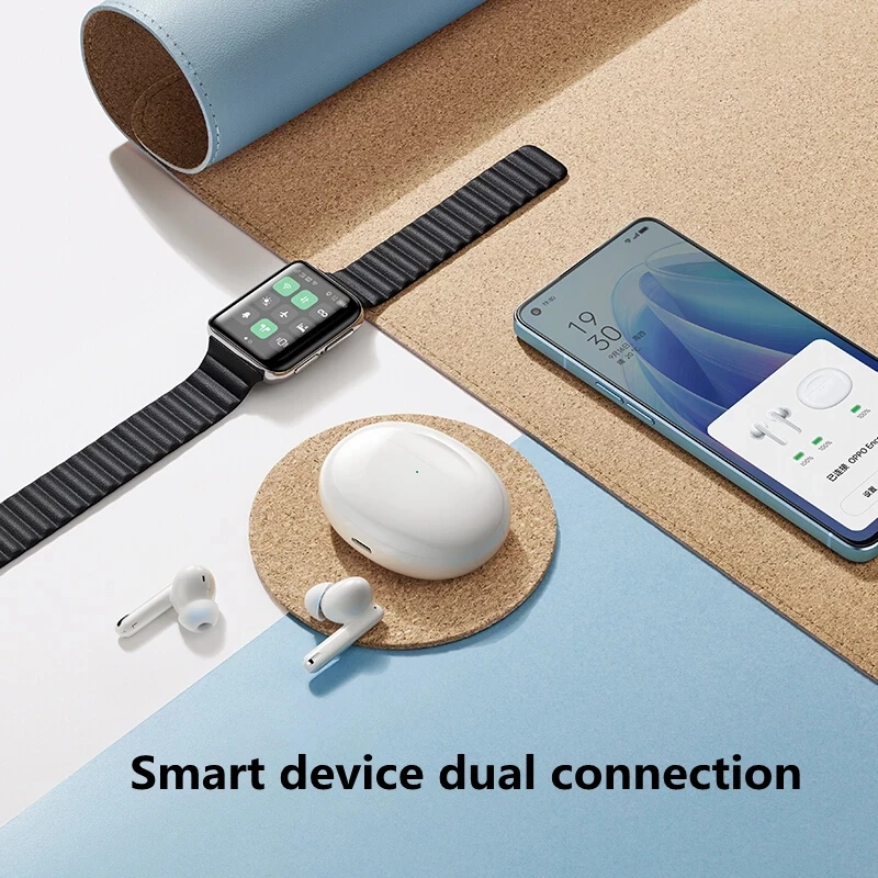 OPPO ENCO Free 2i 2 i TWS беспроводные наушники ANC True Wireless Bluetooth 5 для RENO lite 6 7 Pro A74 A54 |