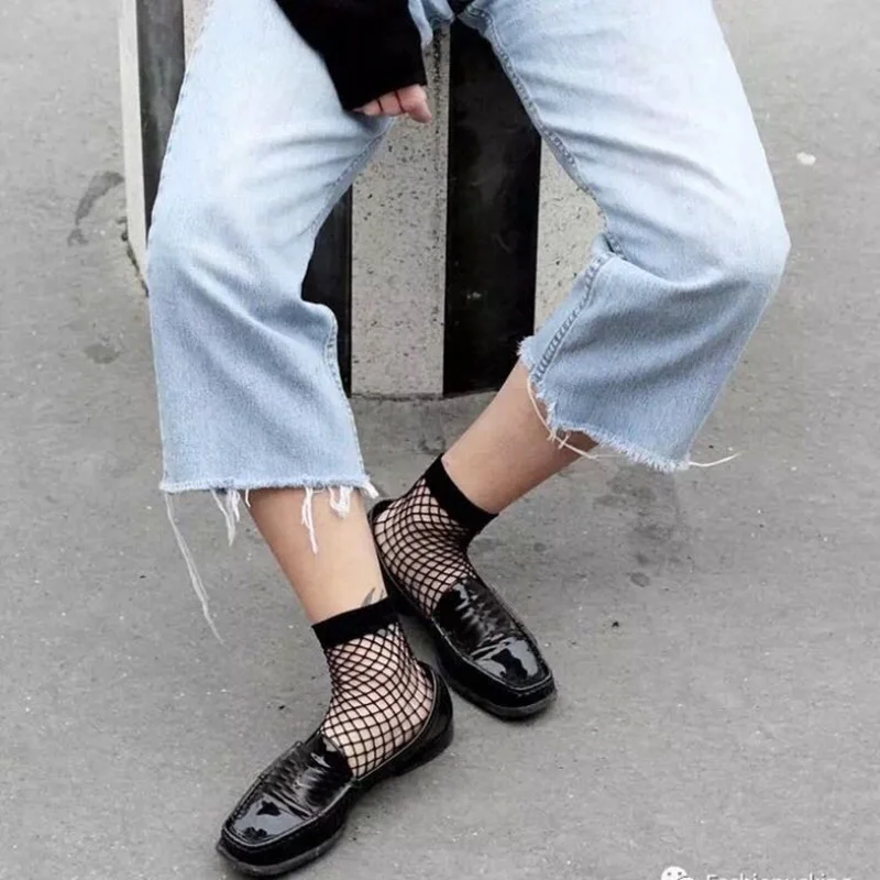 Крутые дышащие удобные ажурные носки для женщин сексуальные женские сетчатые в