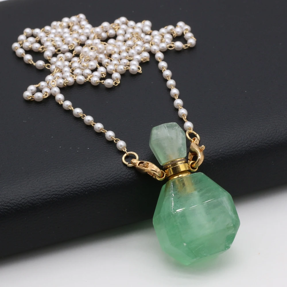 

Бутылочки для духов из натурального полудрагоценного камня, подвеска, два аксессуара бесплатно, зеленый авантюрин для изготовления ювелир...