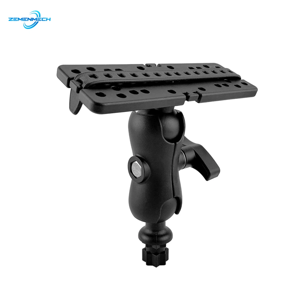 Swivel Ball Mount Base Fish Finder Universal Mounting Plate Kayak Accessories Inner Hexagon Base Marine Boat GPS MAP Supporter