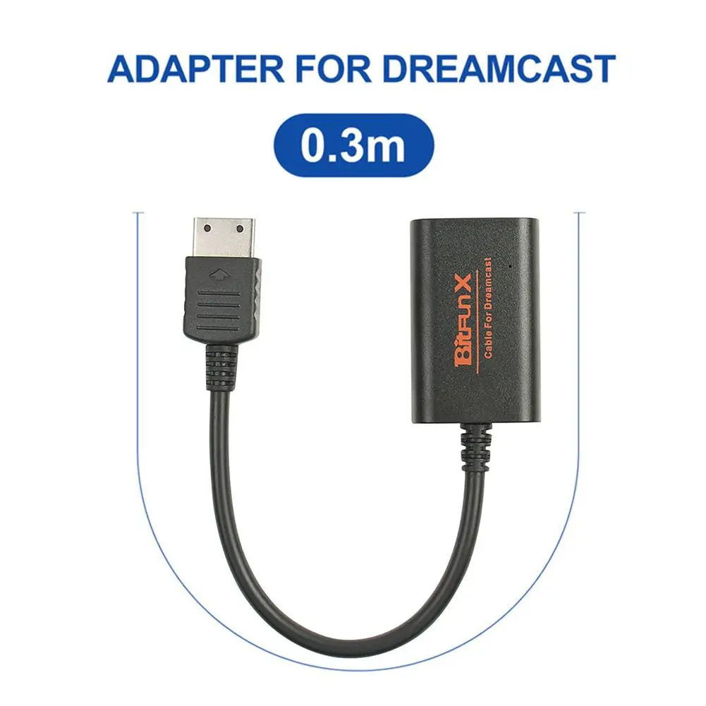Адаптер совместимый с HDMI для консолей Sega Dreamcast HD кабель преобразователь игрового