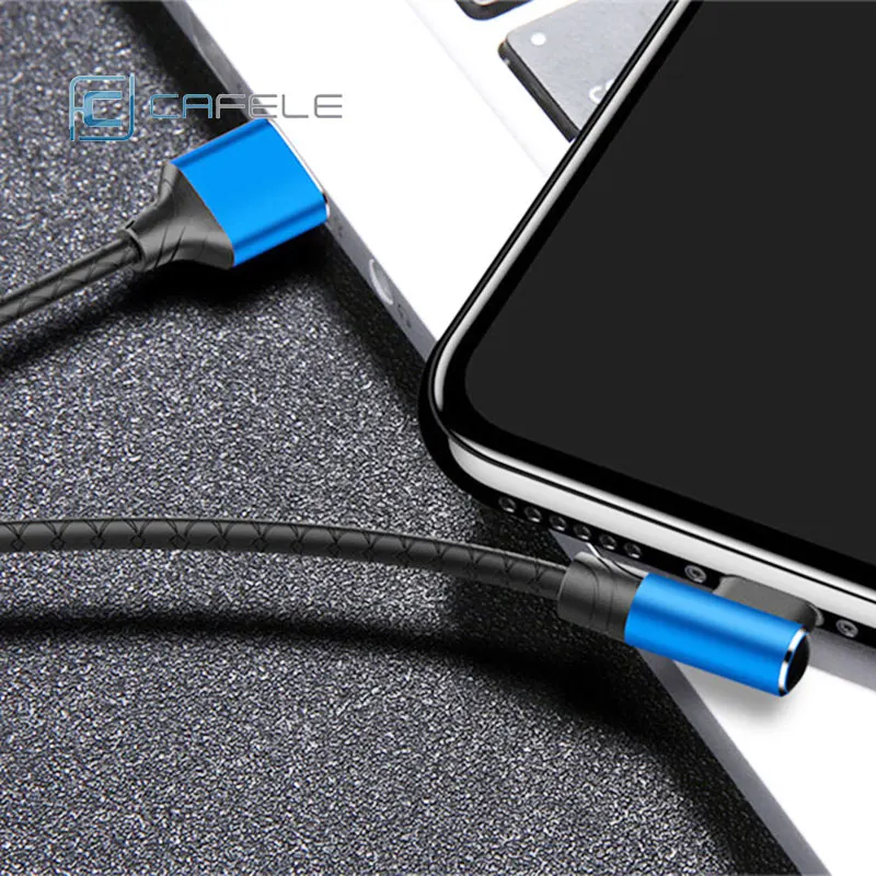 Cafele Micro USB кабель 2 м 2.4A Быстрая зарядка Android Usb кабели для Xiaomi Mi9 Mi8 huawei samsung Red rice Note 7