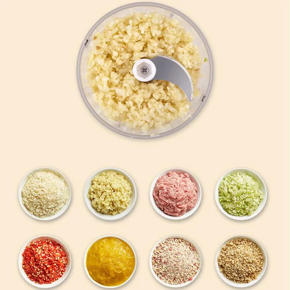 Электрический измельчитель чеснока USB овощей фруктов дробилка пресс пищевой