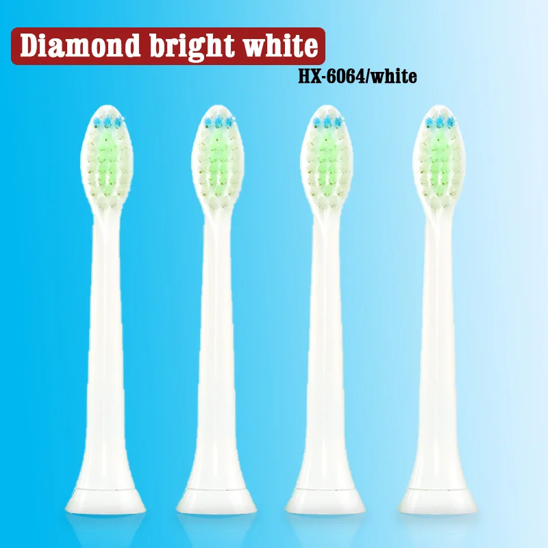 HX-6064(white) Головка зубной щетки Philips электрическая зубная щетка Sonicare головка совместима с Sonicare Сменная головка зубной щетки 5 - Цвет: HX-6064(white)