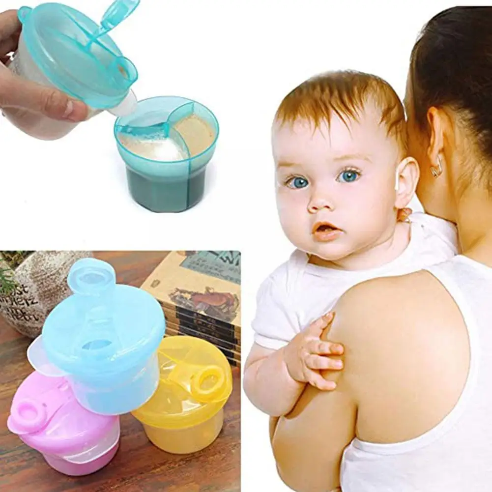 

Portable Baby Milk Powder Formula Dispenser Kids PP Food Box Feeding Container Storage Tableware Ecological Kids Travel Bot L9N3