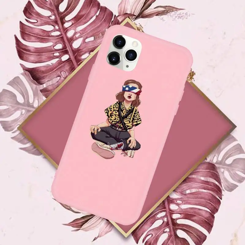 

Stranger Things Christmas Lights Phone Case Candy Color for iPhone 6 7 8 11 12 s mini pro X XS XR MAX Plus