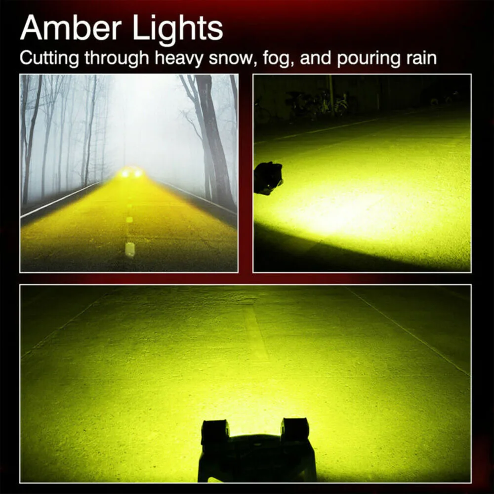 

Daytime running Work lights Fog Off-Road Parts Set Spotlight 12000LM 120W