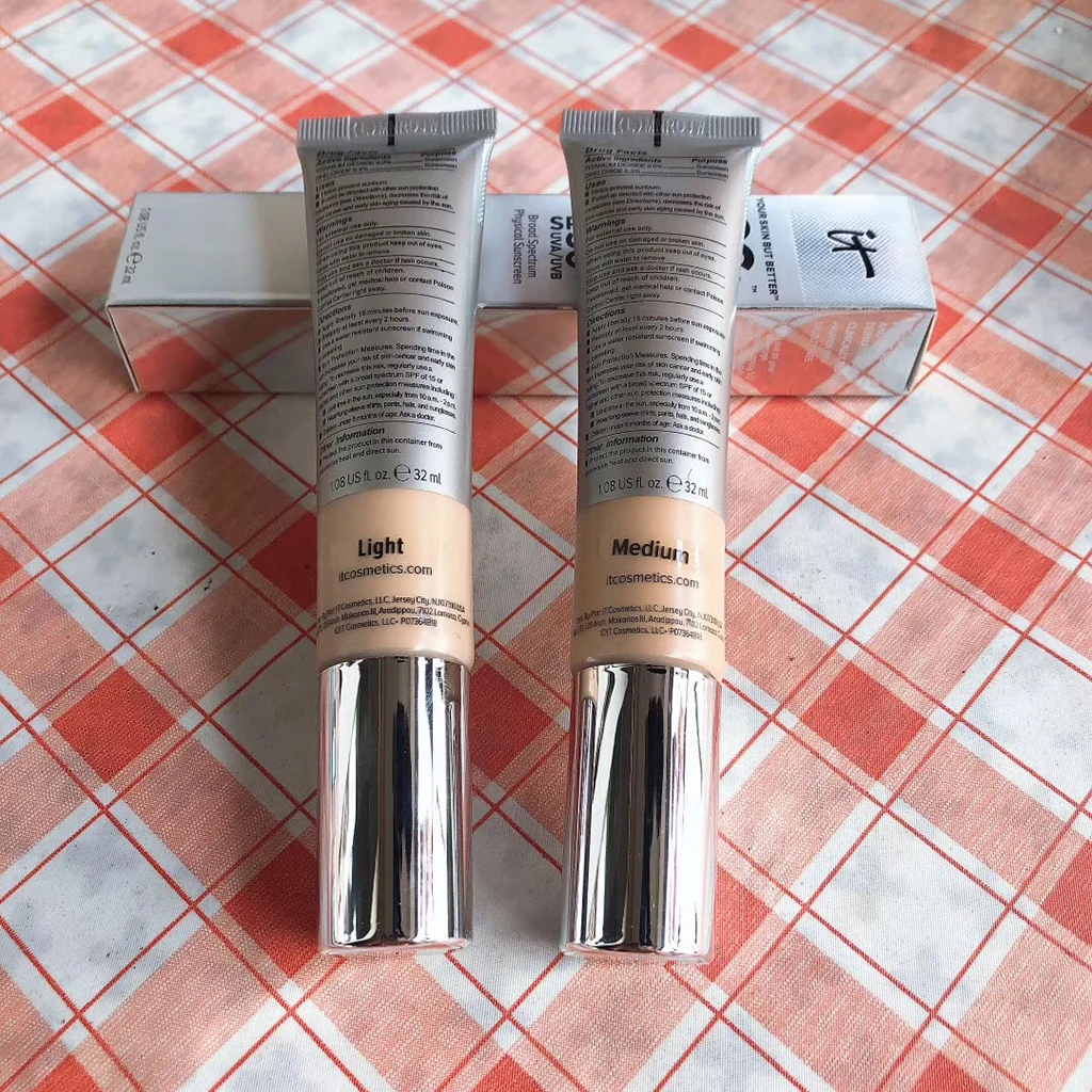 Консилер Для Лица it cosmetics CC + крем SPF 50 полное покрытие средней или светильник Лой