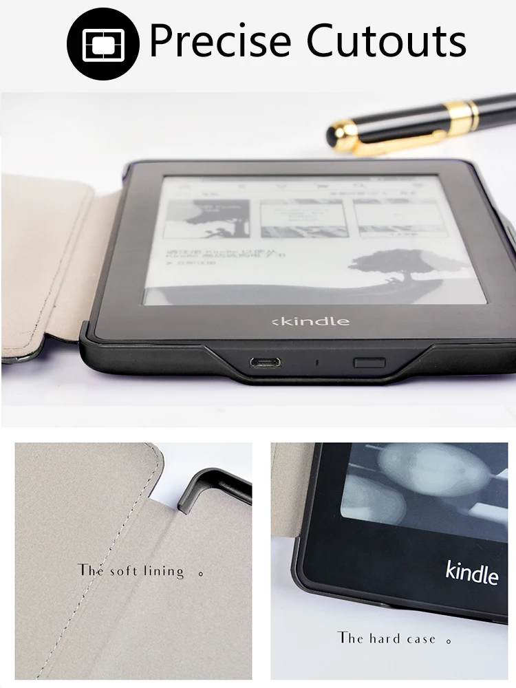 Умный чехол для Amazon kindle paperwhite 1 2 3 из искусственной кожи магнитный с застежкой |