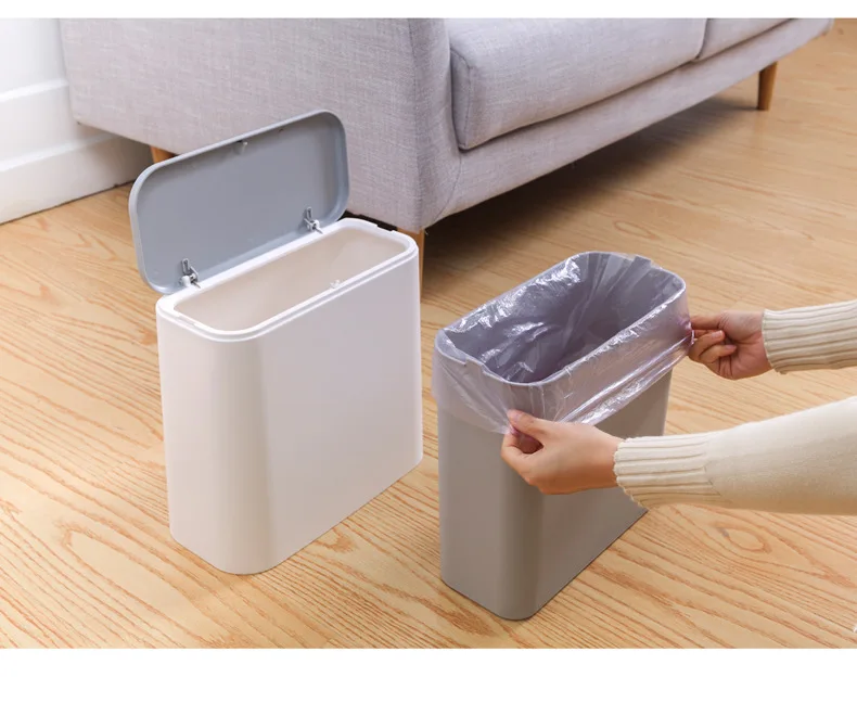 Мусорная корзина Konco в форме нажатия 10 л встроенный туалет кухонные мусорные