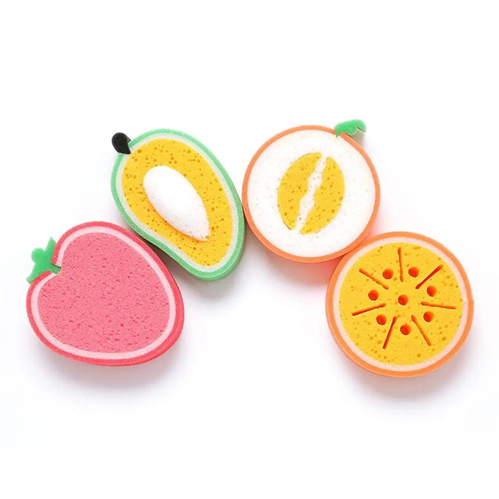 Studyset милая форма в виде фруктов Губка из микрофибры Очищающая прокладка чистящая