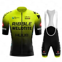 new cycling jersey set 2021 huub breathable pro team bicycle jersey cycling clothing bib shorts suits bike wear jersey clothes
