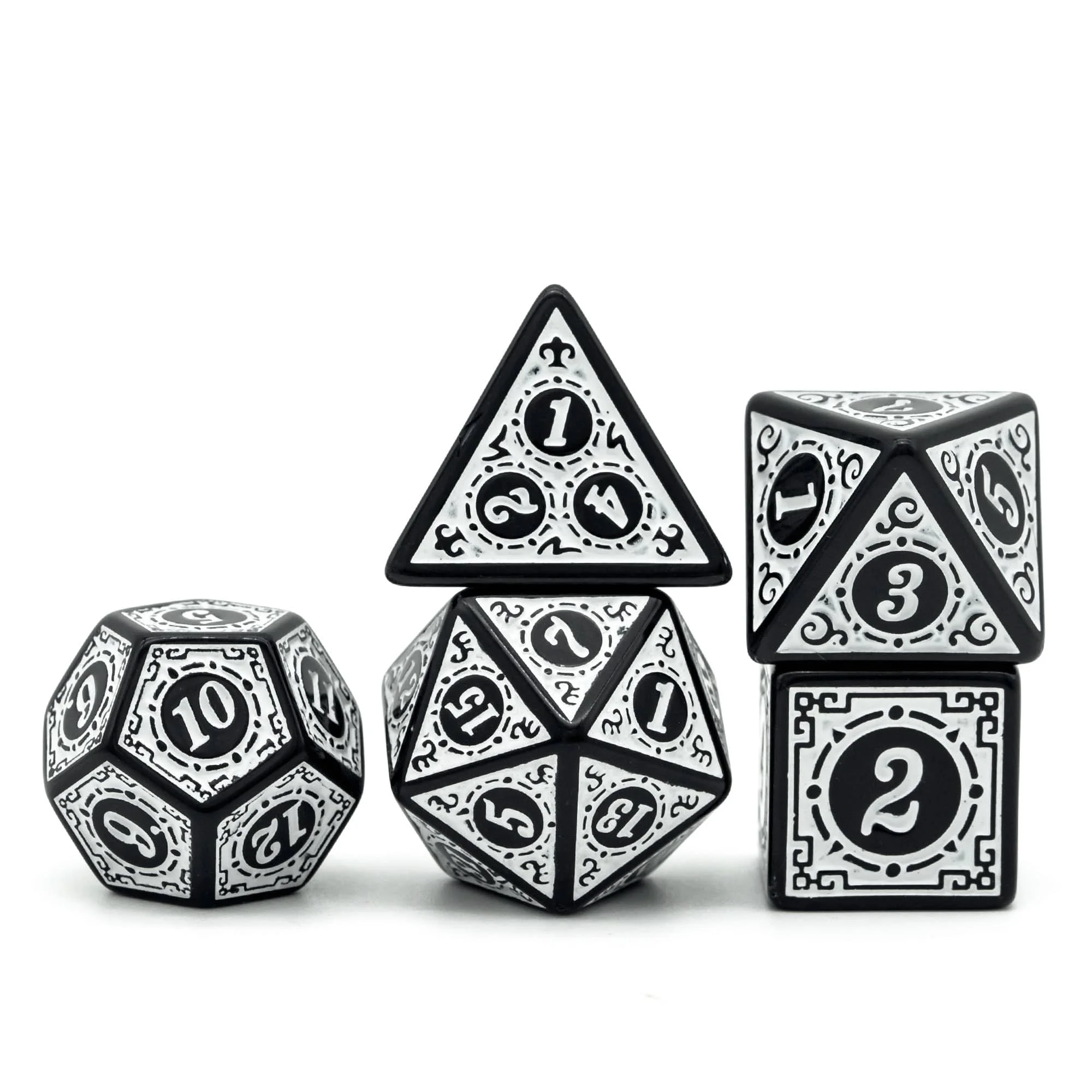 Руна оконная решетка игральные кости DND набор D4 ~ D20 многогранные кубики для Warhammer