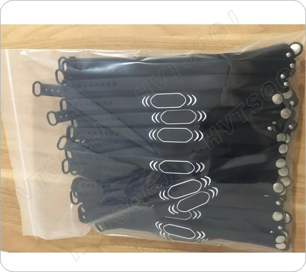 5 шт. 125 кГц EM4100 TK4100 RFID Браслет ID карта силиконовый ремешок только для чтения Карта