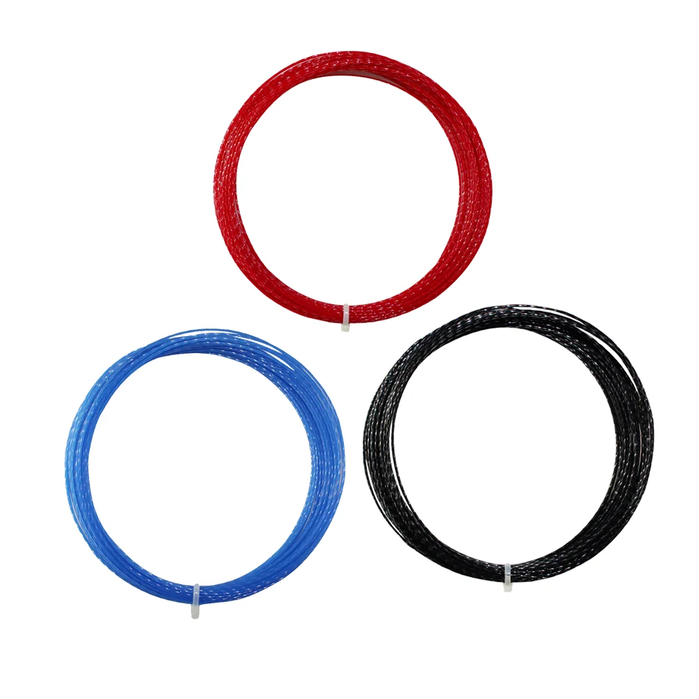 

3 рулона вращающихся угловых шнурков для теннисных ракеток из полиэстера, Сменные аксессуары для теннисных ракеток «сделай сам» (красный,
