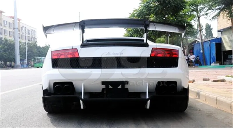 Автомобильные стильные аксессуары из углеродного волокна задний спойлер крыло