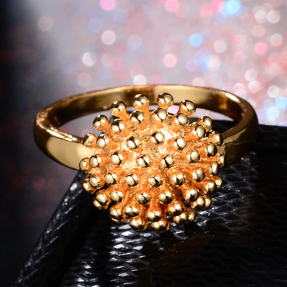 Wando новинка яркое эфиопское кольцо для женщин и мужчин золотого цвета Эритрея