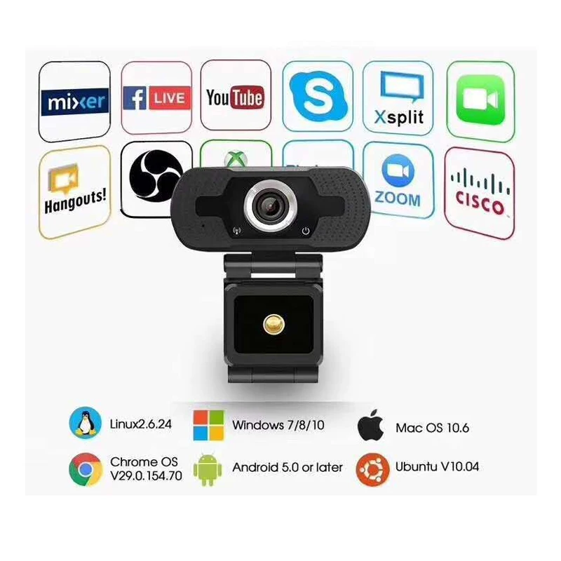 

Беспроводная веб-камера HD 1080P 3,6 мм объектив с поддержкой cloud Saverage с кронштейном поддержка регулируемого объектива Hirizonal 70 USB